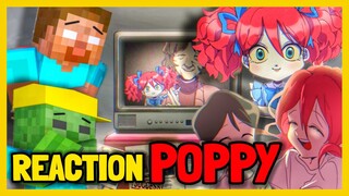 [ Lớp Học Quái Vật ] Recation SỰ THẬT VỀ BÚP BÊ POPPY VÀ QUÁ KHỨ CỦA POPPY | Minecraft Animation