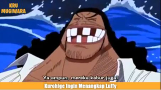 Kurohige Ingin Menangkap Luffy