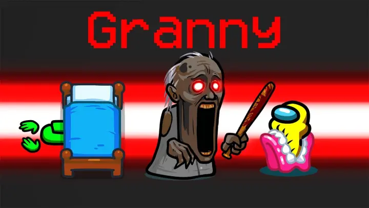 *NEW* SCARY GRANNY ROLE in Among Us