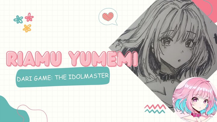 Menggambar riamu yumemi👻🎀|| Dari game: The Idolmaster✨️