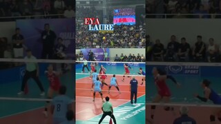 ALAS PILIPINAS VS INDIA EYA LAURE | AVC CUP CHALLENGE 2024 #volleyball #alaspilipinas #shorts #fyp