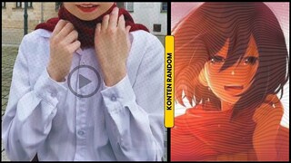 Kecantikan Mikasa asli 🥰