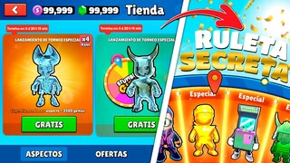 🎁CONSEGUI TODAS las NUEVAS SKINS FILTRADAS en LA NUEVA RULETA de STUMBLE GUYS 0.48.1😱