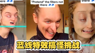 Thử thách hiệu ứng đường màu xanh đợt 3, cười chết mất thôi