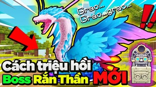 RẮN THẦN ĐÃ XUẤT HIỆN !! CÁCH TRIỆU HỒI VÀ TIÊU DIỆT BOSS MỚI MINI WORLD*CHẾ TẠO CÁNH TRONG SINH TỒN