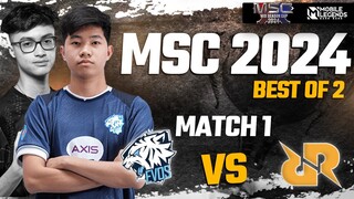 GAME PERDANA UNTUK EVOS!! ANAVEL LANGSUNG DIKASIH PAKE LING!! - EVOS VS RRQ MATCH 1