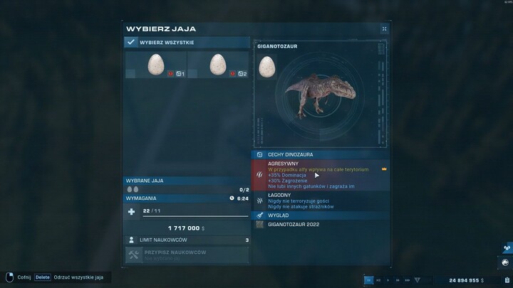 Agresywny łagodny dinuś