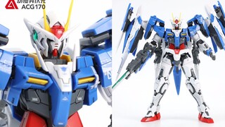 Có súng, kiếm và máy bay.Mở hộp Mobile Suit Bandai RG 00RAISER gundam