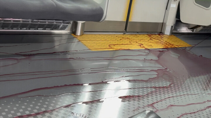 Accident Inside a JR Yamanote Line Train in Japan