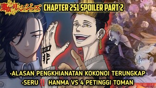 SERU!! HANMA SHUJI VS 4 ELITE TOKYO MANJI - Tokyo Revengers Chapter 251 spoiler part 2