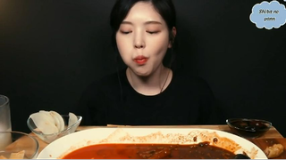 Tokbokki cay, tokbokki tương đen, kimbap mini, đồ chiên phần cuối #anngonmoingay