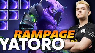 Yatoro Faceless Void RAMPAGE Monster ไฮไลท์ Dota 2