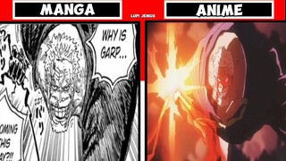 MANGA VS ANIME ONE PIECE EPISODE 1122