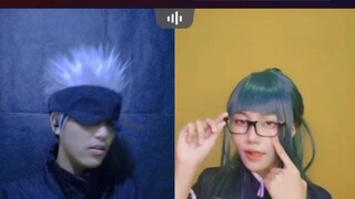 Gojo satoru X Maki zenin Jujutsu Kaisen cosplay live