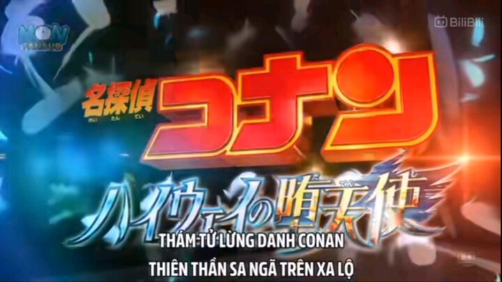 trailer của bộ anime THÁM TỬ LỪNG DANH CONAN 😼 MOVIE 29 THIÊN THẦN SA NGÃ TRÊN XA LỘ✨✨🗿 oách  zữ