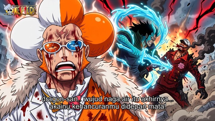 ONE PIECE TERBARU – INAZUMA SEKARAT! DRAGON NGAMUK GILA! AKAINU TERTUSUK PEDANG DEWA HUJAN DRAGON!