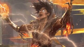 He was struck by lightning! Did the anchor act out an episode of Unlucky Bear?