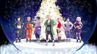 All I Want For Christmas Is You【NARUTO MMD】 TSUNADE*NARUHINA*SASUSAKU*SAIINO