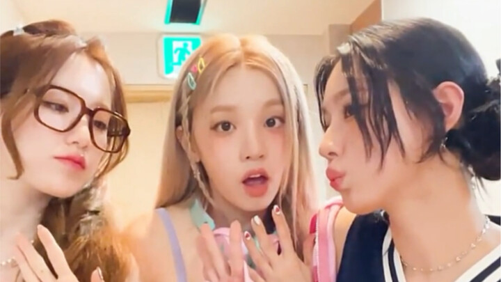 (G)I-DLE 230519 Miyeon, Yuqi, Shuhua Tantangan «Allergy»