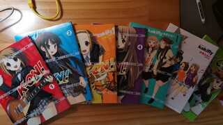 等了这么久的《轻音少女》漫画终于到了（第一次制作开箱视频留念）