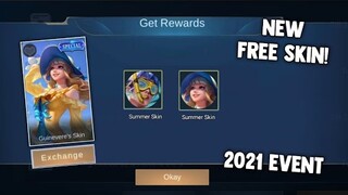 NEW! FREE?? SUMMER SKIN GUINEVERE AND ZILONG PERMANENT! (CLAIM GET) | MOBILE LEGENDS 2021