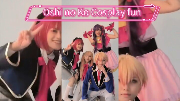 Ai Hoshino & Ruby, Aqua, Kana - Oshi no Ko Cosplay Dance and fun Montage ✨