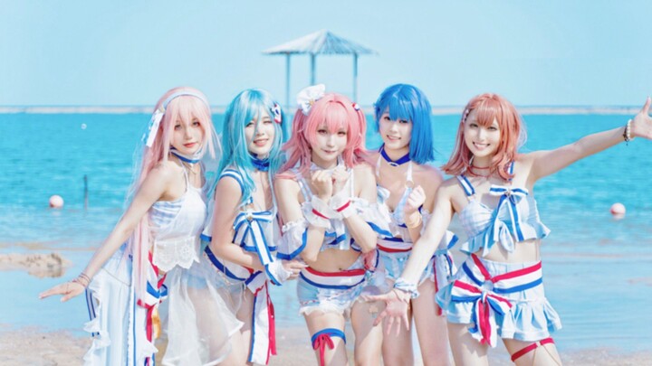 【プロセカ】盛夏海边的遮阳伞汽水！🫧パラソルサイダー⛱️「MORE MORE JUMP！× 巡音ルカ」