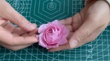 Fold roses with one piece of paper~^o^First fold a simple practice hand