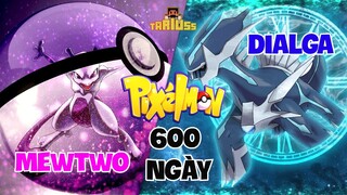 Hướng Dẫn Triệu Hồi DIALGA & MEWTWO | TÓM TẮT 600 NGÀY PIXELMON ( END ) !!