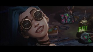 Jinx listening to "Get Jinxed" Music | Arcane - League of Legends - Episode 6