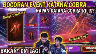 Info Kulgar🔥BOCORAN EVENT KATANA COBRA SEGERA RILIS ?