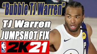 TJ Warren Jumpshot Fix NBA2K21 Side-by-Side Comparison