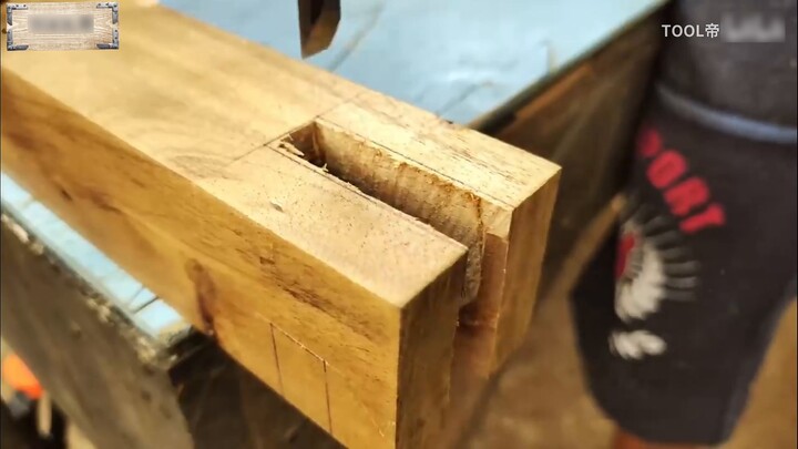 【Traditional woodworking skills - corner tenon and tenon】