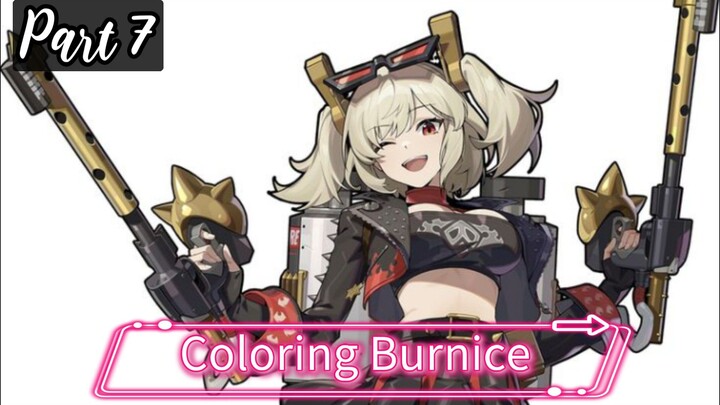 Coloring Burnice From Zenless Zone Zero (Part 7)