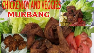 CHICKEN JOY MUKBANG WITH VEGGIES