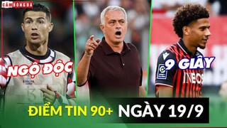 Điểm tin tối 19/9 | Cầu thủ MU ngộ độc; Mourinho trả giá vì mắng trọng tài; Kỷ lục thẻ đỏ sau 9 giây