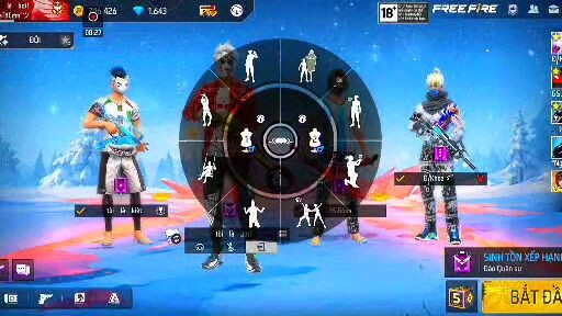 Điệu nhảy làng lá Free Fire😬