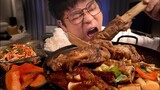 대왕소갈비찜 먹방 공룡뼈인가 부드러운 한치비빔국수까지 레전드 먹방 galbizzim mukbang Legend koreanfood asmr