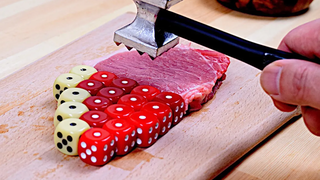 หมูทอด - Dice In Real Life 4 / Stop Motion Cooking & ASMR