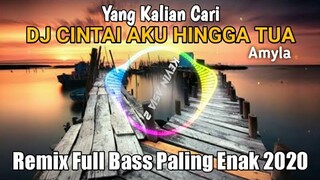 Dj Cintai Aku Hingga Tua - Amyla - Remix Slow BASS Terbaru 2020 Paling Enak