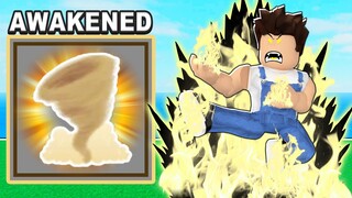 I UNLOCKED AWAKENED SAND! *Showcase* Roblox Blox Fruits