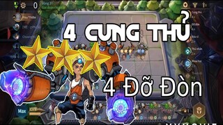 Cờ Liên Quân #1: Hướng Dẫn Chơi Đội Hình 4 CUNG THỦ + 4 ĐỠ ĐÒN