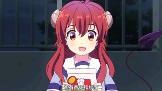 夏美子终于吃顿好的了