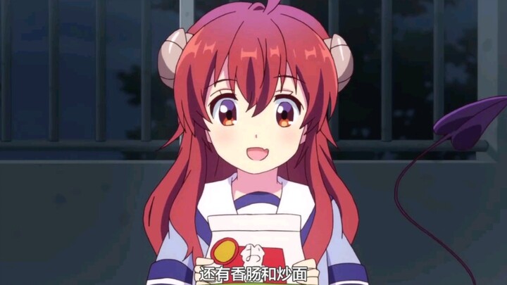 夏美子终于吃顿好的了