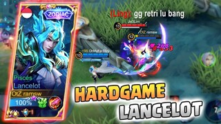 LANCELOT HARDGAME, KETEMU LING JAGO SINI ADU RETRI WKWKW | LANCELOT GAMEPLAY | MLBB