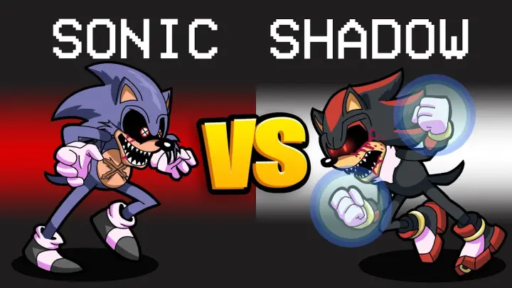 SONIC.EXE vs. SHADOW.EXE Mod in Among Us...