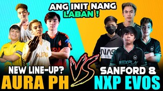 AURA PH [New Line-up] vs. Sanford with NXP EVOS (Mainit-init na Labanan sa Rank) ~ Mobile Legends