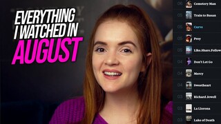 EVERYTHING I WATCHED IN AUGUST | TV & MOVIES + 31 DAYS OF HORROR INFO