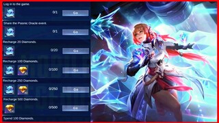 PSIONIC ORACLE EVENT FREE TOKENS/ MOBILE LEGENDS GUINEVERE LEGEND SKIN