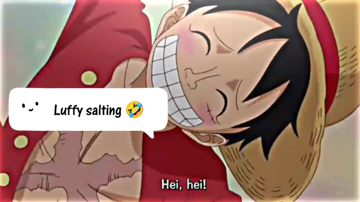 Mang boleh selucu ini🤣 luffy salting brutal